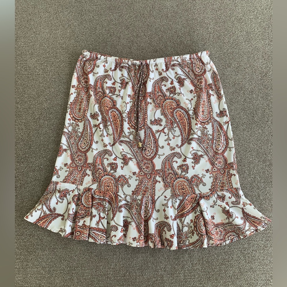 Michael Kors Paisley Print Skirt